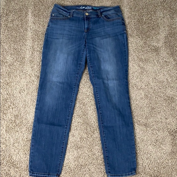 INC International Concepts Denim - INC Skinny Leg Curvy Fit Jeans